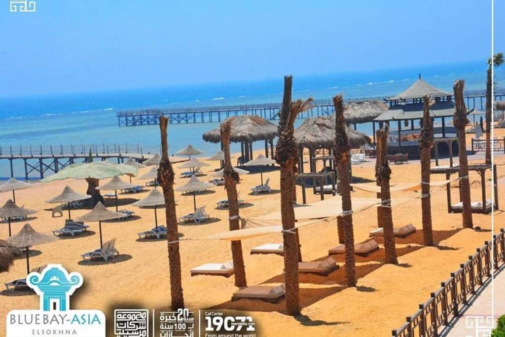 Amazing Chalet At Bluebay Asian Resort Pool View - Families Only Ain Sukhna Eksteriør billede